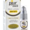 Пролонгувальний гель pjur MED Prolong Serum 20 мл, створює невидиму плівку, що знижує чутливість