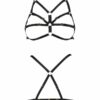 Бюстгальтер-стрепи ARMANDA BRA black S/M - Passion Exclusive