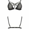 Бюстгальтер-стрепи MEGGY BRA black S/M - Passion Exclusive