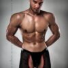 Чоловічі трусики-шорти Passion 012 THONG black XXL/XXXL