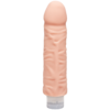 Фалоімітатор Doc Johnson The D: Shakin D 7 Inch Vibro ULTRASKYN, діаметр 3,8 см, плавне регулювання