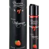 Масажна олія Plaisirs Secrets Strawberry (59 мл) з афродизіаками, їстівна, подарункова упаковка