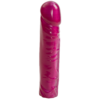 Фалоімітатор Doc Johnson Radiant Gems 8 Inch Fuchsia, діаметр 4,3 см, антибактеріальний ПВХ