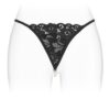 Трусики-стрінги з перлинною ниткою Fashion Secret VENUSINA Black