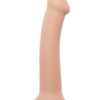 Насадка для страпона Strap-On-Me Dual Density Dildo Flesh M, диаметр 3,3см, двухслойная, гибкая