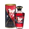 Розігрівальна олія Shunga Aphrodisiac Warming Oil – Blazing Cherry (100 мл) без цукру, смачна