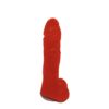 Крафтове мило-член із присоскою Чистий Кайф Red size L, натуральне