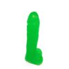 Крафтове мило-член із присоскою Чистий Кайф Green size L, натуральне