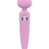 Вібромасажер 2-в-1 PILLOW TALK - Sultry Pink, класичний масажер і вібратор з ротацією, підігрів