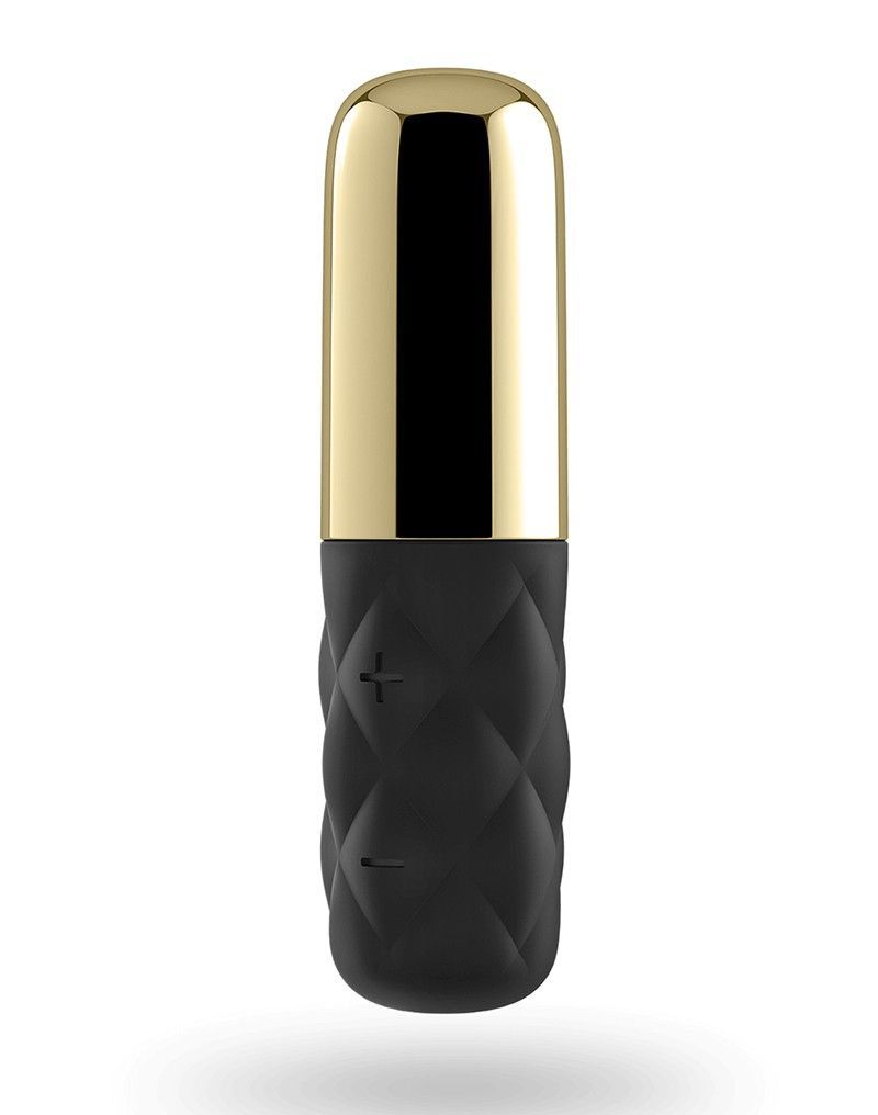 Мощный мини-вибратор Satisfyer Mini Lovely Honey Gold со съемным колпачком и мощной вибрацией