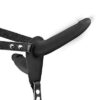 Подвійний страпон з вібрацією Fetish Tentation Vibrating Strap-On with Double Dildo Black