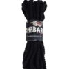 Бавовняна мотузка для шібарі Feral Feelings Shibari Rope, 8 м чорна