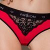 Трусики з широкою гумкою і мереживом Passion PS001 PANTIES red/black, size XL