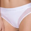 Трусики з прозорою вставкою Passion PS002 PANTIES white, size L