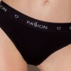 Трусики-сліпи з бавовни та еластаном Passion PS004 PANTIES black, size L