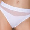 Трусики з прозорою вставкою Passion PS006 PANTIES white, size S