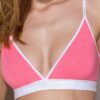 Спортивний топ з подвійними бретелями Passion PS007 TOP pink, size L