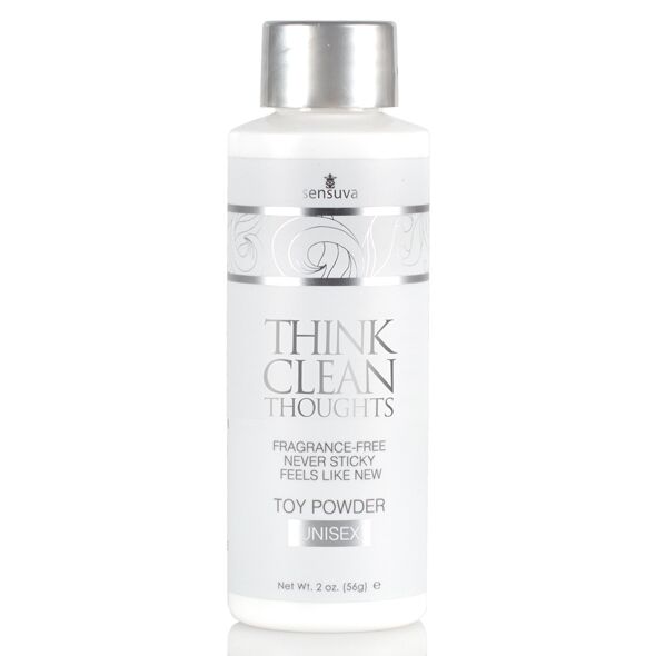 Пудра для ухода за игрушками Sensuva Think Clean Thoughts Toy Powder 2 fl.oz.