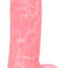 Фалоімітатор, що світиться у темряві, ADDICTION - BRANDON - 7.5 "- PINK G.I.D. / W PB, 19 см, силіко