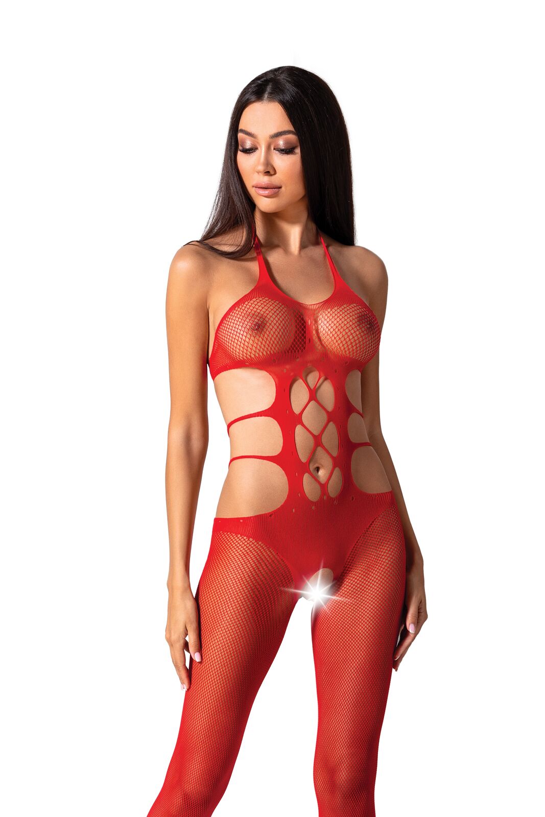 Еротичний бодістокінг Passion BS084 red
