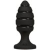 Анальний плаг зі спіральним каналом Doc Johnson Platinum Premium Silicone — The Blast — Black