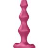Анальный стимулятор-бусины с двумя моторами Satisfyer Lolli-Plug 1 Berry