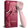 Вакуумний вібратор KisToy Polly Plus Pink