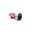 Металева анальна пробка із прикрасою у вигляді кристалу Dorcel - Diamond Plug S
