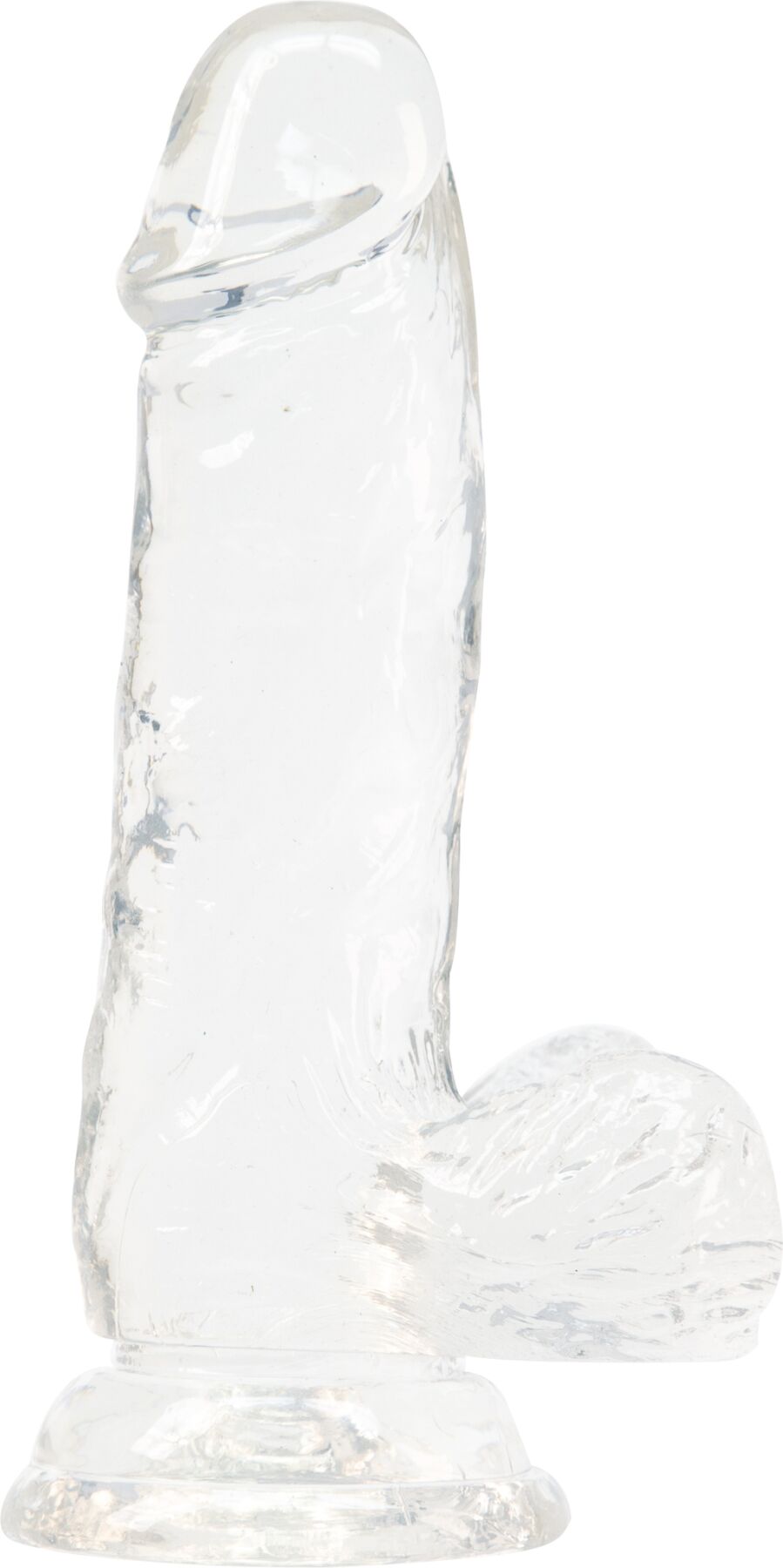 Фалоімітатор ADDICTION - Crystal Clear Dildo with Balls - 6"