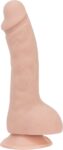 Фалоімітатор ADDICTION - BRAD 7.5" Dildo With Balls, Beige