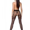 Колготки з відкритим доступом, контрастні шортики TIOPEN 011 beige 1/2 (20 den) — Passion