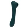 Вібратор та вакуумний кліторальний стимулятор 2-в-1 Alive Quiver Teal оновлена ​​модель