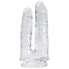 Прозорий фалоімітатор Alive Imperium Jelly Dildo для подвійного проникнення