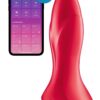Анальна смартвібропробка із перлинним масажем Satisfyer Rotator Plug 1+  Red