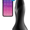 Анальна смарт вібропробка із перлинним масажем Satisfyer Rotator Plug 1+ Black
