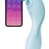 Вакуумний стимулятор із вібрацією Satisfyer Curvy Trinity 5 (Blue)