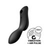 Вакуумний стимулятор з вібрацією Satisfyer Curvy Trinity 2 Black