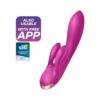 Смарт вібратор кролик із подвійним відростком Satisfyer Double Flex Violet