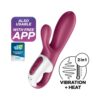 Смарт вібратор кролик із підігрівом Satisfyer Hot Bunny