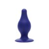 Анальна пробка SilexD (Model 2 size M) Blue двошаровий, силікон+Silexpan