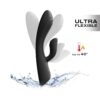 Вібратор-кролик Dorcel FLEXI RABBIT BLACK