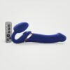 Безремневий вібрострапон із вакуумною стимуляцією Strap-On-Me MULTI ORGASM - L - Blue