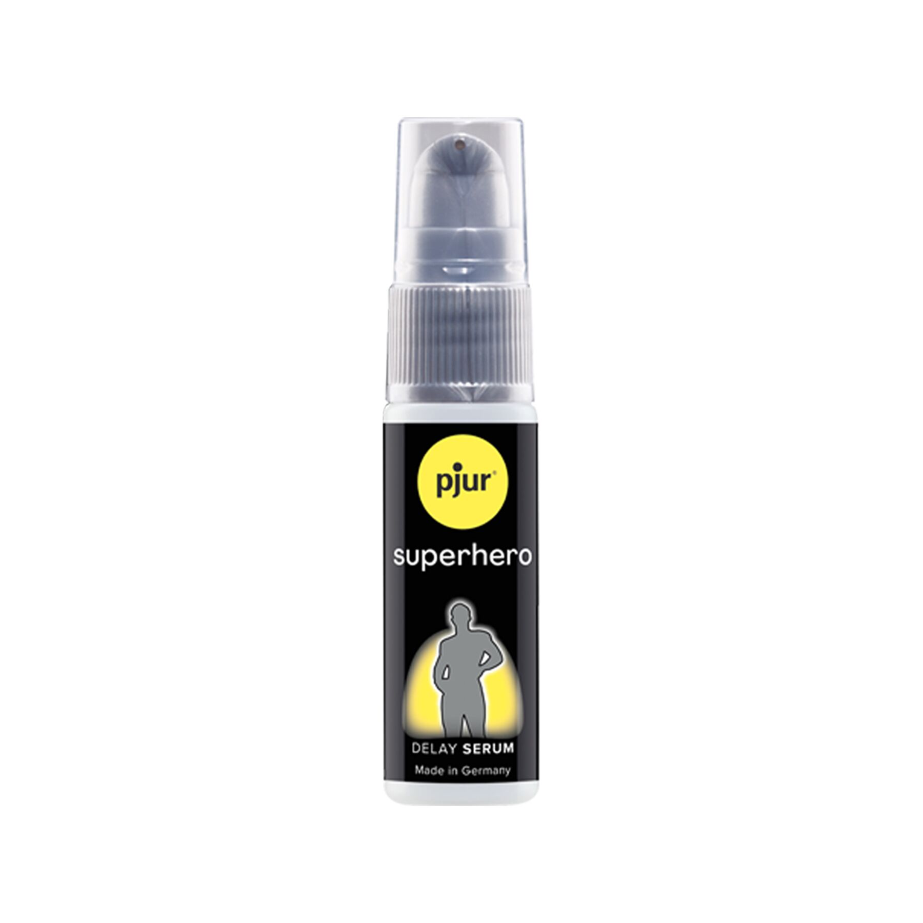 Пролонгувальний гель pjur Superhero Serum 20 мл, створює невидиму плівку, що знижує чутливість