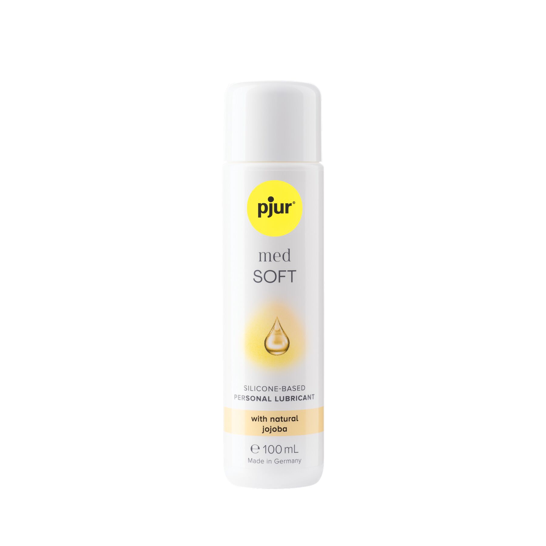Силіконова змазка pjur MED Soft glide 100 мл з олією жожоба для дуже сухої та чутливої шкіри